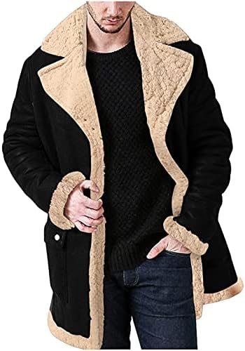 Kabátok Férfi Hood Téli Cipzár Kabát Hajtókáját Gallér, Hosszú Ujjú Bélelt Kabátok Felsőruházat Kabátok