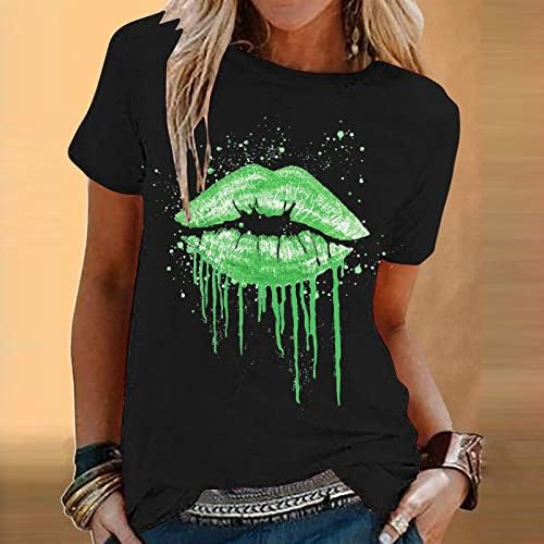 Ajka Pólók Női 2023 Nyári Rövid Ujjú Tshirt Divat Sleeve Graphic Tee Alkalmi Csinos Női Blúz, illetve Maximum