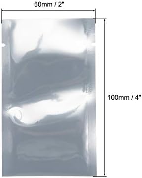 uxcell Antisztatikus Pajzs Pajzs Táska, Lapos, Nyitott tetejű, Anti Sztatikus Táska Elektronikus Eszközök, 2x4 inch(60x100mm), 100