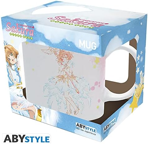 ABYstyle - Cardcaptor Saxura - Bögre - 320 ml - Sakura Akvarell - Fenséges Haver