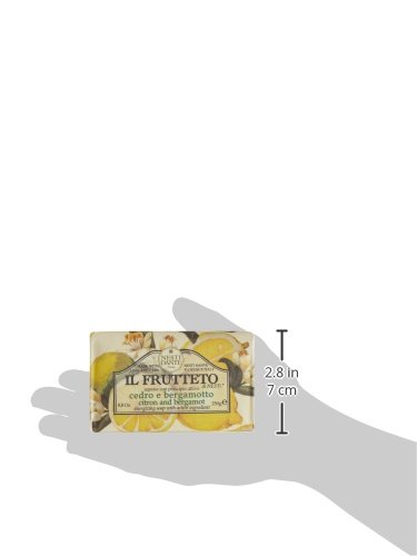Nesti Dante il frutteto energetizáló szappan - citrom, valamint bergamott, 8.8 oz, 8.8 Uncia