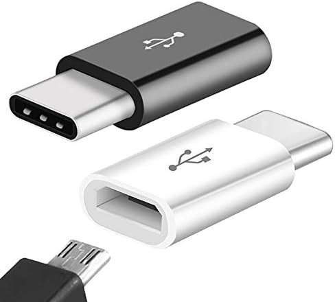 YAWALL USB-C-Micro USB Adapter, USB-C Típus (Férfi), hogy a Micro USB (Női), Micro USB-USB-C Adatátvitel Kompatibilis Galaxy S8,
