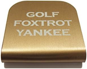 A morál Kategória Golf Foxtrot Yankee Kalap Klip Taktikai Javítás Sapkák