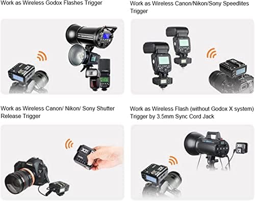 Godox X2T-S w/Godox ML-CD15 Vaku Diffúzor TTL Vezeték nélküli Vaku Ravaszt, 2×Godox X1R-S Vevő a Sony Kamera Flash Speedlight,