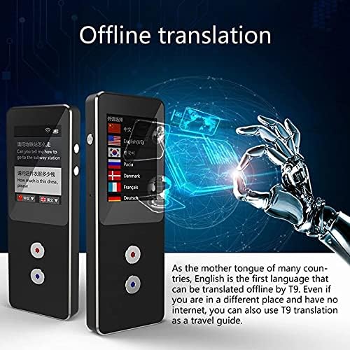 ZLXDP Hordozható AI Smart Hang Fordító Traductor De Idiomas Hu Tiempo Igazi 45 Nyelv Azonnali Fordító Fotó Offline Fordítás