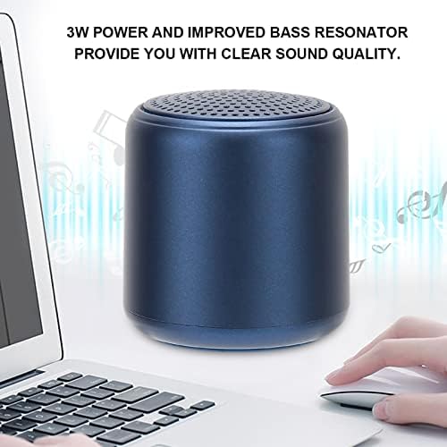 KUIDAMOS Kültéri Hangszóró, Kéz nélküli Hívás Bluetooth 5.0 Hordozható Mini Hangszóró Erős Basszust, Mini bár, Kültéri(Kék)