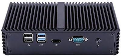 InuoMicro Mini Asztali Router G5005L 8Gb Ddr3 Ram, 64Gb Ssd, WiFi, ventilátor nélküli Mini Számítógép, 4 LAN, Core I3-5005U, Dual Core 2Gh,
