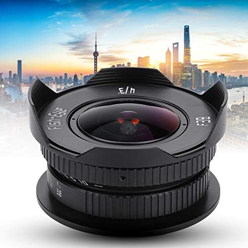 Vifemify 8 mm-es f 3.8 C-Mount 4/3 Halszem tükör nélküli Mikro 4/3 MFT M4/3 E pL7 Teljes Keretet a Kamera Lencséje TÜKÖRREFLEXES Fényképezőgép