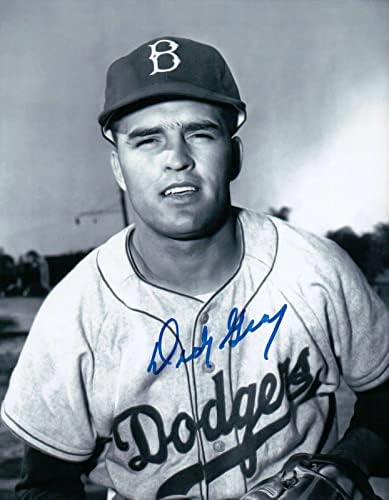 Dick Szürke Aláírt 8X10 Fotó Autogramot LA Dodgers fejlövés Auto w/COA - Dedikált MLB Fotók