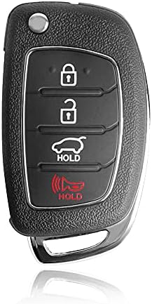VOFONO Kulcsnélküli Bejegyzés Távoli Flip kulcstartó Kompatibilis Hyundai Sonata 2014 2015 2017 ( FCC ID: TQ8-RKE-4F16, P/N:
