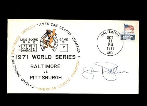 Jim Palmer PSA DNS-Coa Aláírt 1971-Es World Series FDC Cache Autogramot