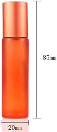 LALAFINA üvegeket 7db 10ml Színes Matt Roll Üveg Üveg Üveg Görgős Rozsdamentes Acél Görgős Golyó Újratölthető Roller Üveg Parfüm, illóolaj