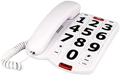 Vezetékes Telefon, Nagy Számok, Vezető Vezetékes Nagy Gombot a Telefon a Meghallgatás látássérült, Alapvető Kéz nélküli Vezetékes Telefon