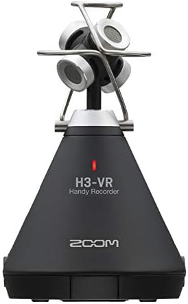 Zoom H3-VR-360° - os Audio Recorder, Feljegyzések Ambisonics & Surround Hang, Videó, Zene, Streaming & Zoom WSU-1 Univerzális Szélvédő,