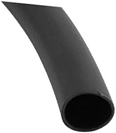 X-mosás ragályos 6 mm átmérőjű 4:1 Arányban Hő zsugorcső Wire Wrap Kábel Ujja Cső 2m Hosszúságú Fekete(6 mm-es, de diámetro Relación 4: 1
