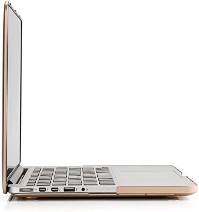 RUBAN Esetben A Retina MacBook Pro 15 hüvelykes A1398 (2015-2012) , Műanyag Sima Matt Nehéz Eset Shell TPU Billentyűzet Fedél, Szürke