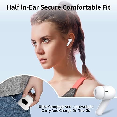 A vezeték nélküli Fülhallgatót Bluetooth Fejhallgató Power LED Kijelző Fülhallgató Aktív zajszűrő fülhallgató a Töltés Esetben Bluetooth