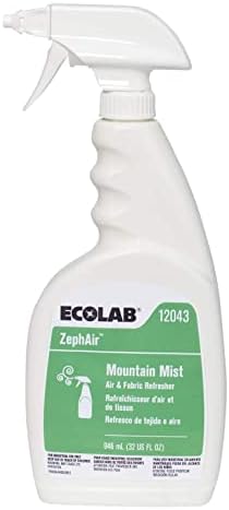 Ecolab 12043 ZephAir Mountain Mist Légfrissítő, Kereskedelmi Minőségű Szobát Illatosító, 32oz Spray (Minden)