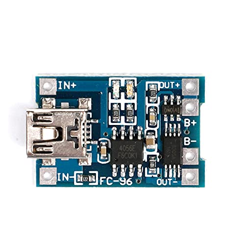 2DB Mini USB 5V 1A TP4056 18650 Li-ion Lithium Akkumulátor Töltés Fedélzeten Töltő Modul Védelem Lemez DIY Készlet Alkatrészek
