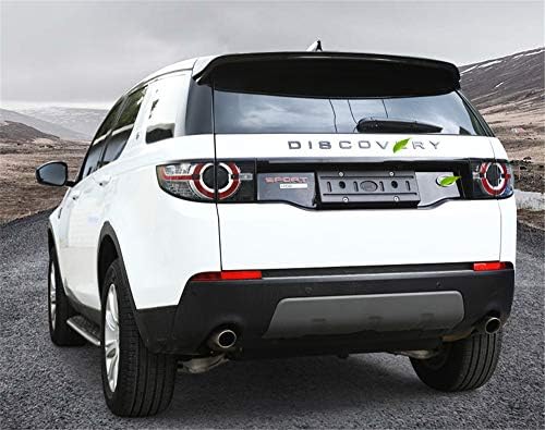 Lequer Hátsó Ajtó Engedély Keret Rendszám Berendezés Készítő Illik a Land Rover Discovery Sport 2015-2019 Fekete