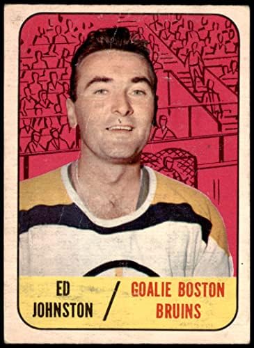 1967 Topps 96 Ed Johnston Boston Bruins (Hoki-Kártya) FAIR Bruins
