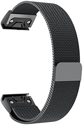 MGTCAR 26 22 20 mm Easy Fit Milánói Hurok Watchband gyorskioldó Zenekar a Garmin Fenix 7 7 X 7-ES 5X 5 5S 3 3HR Forerunner
