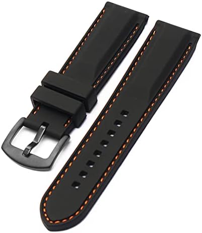 DAIKMZ Szilikon watchband A Huawei GT2 007 BM8475 Órák pántok Kiegészítők Sport karkötő 20mm 22mm fekete vízálló pántok