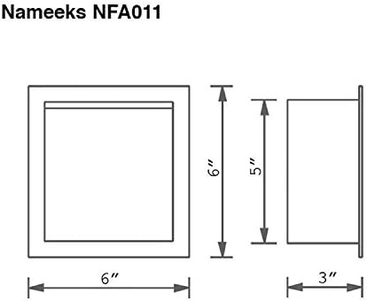 Nameeks NFA011 NFA Wc Papír tartó, Egy Méret, Króm