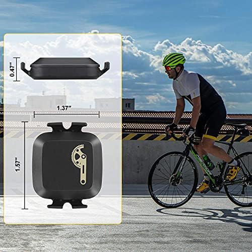 CooSpo pulzusmérő Mellkas Heveder Kerékpár Cadence Sebesség Érzékelő Bluetooth-Ant+ Dual Mód