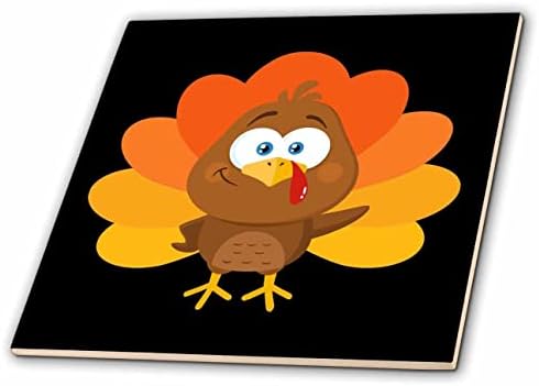 3dRose 3dRose - Rozetta - Őszi Hálaadás - Boldog Őszi Aranyos Törökország - Csempe (ct-372018-7)