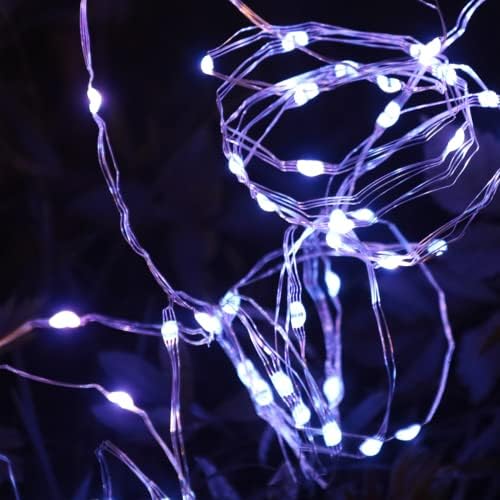 Gwelled Bling 100 LED-es rézdrótot String Fények,33 Ft Tündér String Lámpák Ir Vezérlés,Okostelefon, Ellenőrzés, Bightness & Mód Állítható,Vízálló