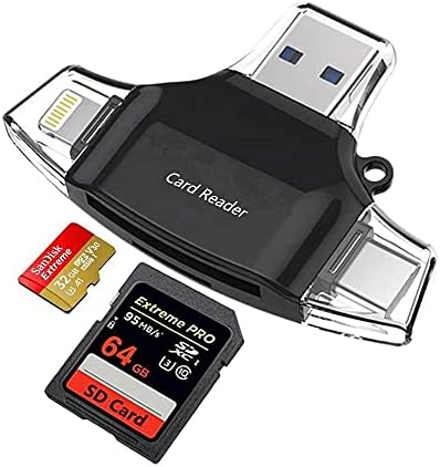 BoxWave Smart Modul Kompatibilis JVC HA-FW1000T (Smart Modul által BoxWave) - AllReader SD Kártya Olvasó, microSD Kártya Olvasó SD-Kompakt USB-a