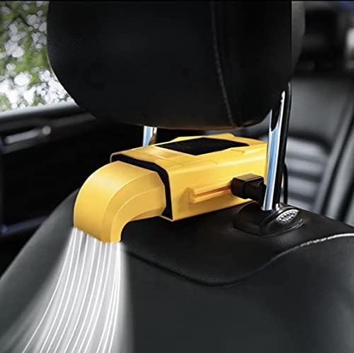 Általános SYVORTIK Fekete Autó Ülés hűtőventilátor, Könnyű, Hordozható USB Autós Ülés Hűtés Ventilátor, Universal Autó Teherautó SUV 3