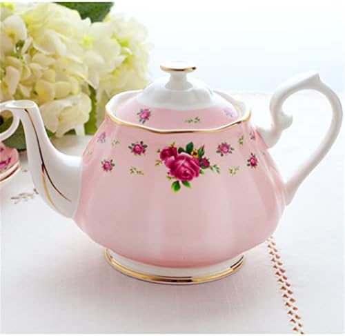 ZLXDP Rózsaszín Alsó Rose Hadou Tea Csésze Elegáns Kerámia Délutáni Tea Set Home Teás Készlet Ajándékok