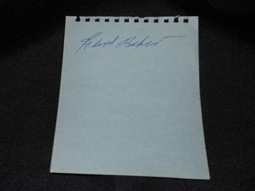 Chicago White Sox Floyd Baker (d.04) Aláírt Egy Autogramot Vintage Album Oldal S13