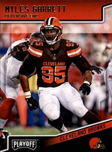 2018 Panini Rájátszás 49 Myles Garrett Cleveland Browns NFL Labdarúgó-Trading Card