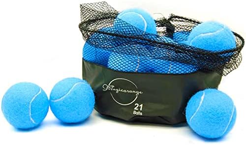 Magicorange Tenisz Labdák, 21 Pack Speciális Képzés Tenisz Labdák Gyakorlat Golyó, Gyere Háló Zsák, a Könnyű Közlekedés, Jó a Kezdő Képzés
