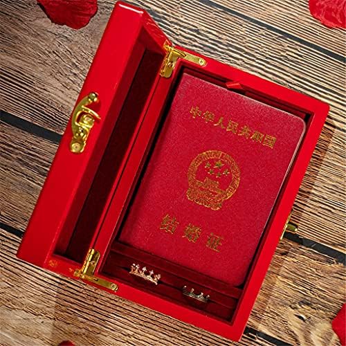 JYDQM Lacquerware Ékszer Doboz Retro Kínai Stílusú Ékszer Tároló Doboz Esküvői Ajándék Gyűrű Ékszer Doboz Esetben