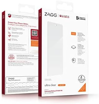ZAGG InvisibleShield Ultra Tiszta a d3o felhasználásával készült képernyővédő fólia Készült a Galaxy Z Fold3 5G - Maximális