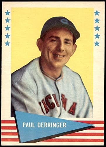 1961 Fleer 20 Paul Derringer Cincinnati Reds (Baseball Kártya) NM+ Vörösök
