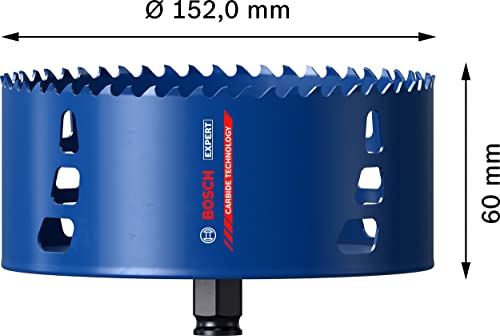 Bosch Professional 1x Szakértő Kemény Anyag Lyukat Láttam (Ø 152 mm, Tartozékok Rotary kalapács, Fúró)