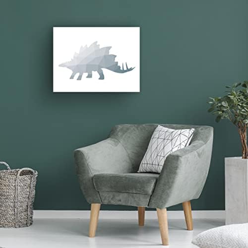 Védjegy képzőművészeti 'Geo Dinoszaurusz II Vászon Művészet által Vad Alma Portfólió 18x24