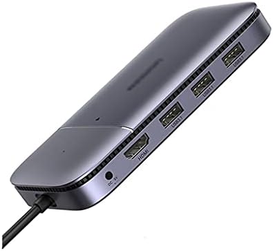 NIZYH USB-C-HUB, USB C Típusú 3.1 M. 2 B-Kulcs HDMI-4K-60Hz USB 3.1 10Gbps USB-C HDMI Splitter ELOSZTÓ