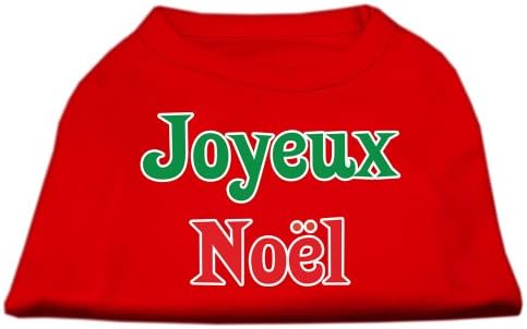 Joyeux Noel Képernyő Nyomtatás Piros Ing XXL (18)