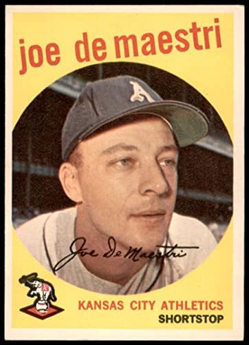 1959 Topps 64 Joe DeMaestri Kansas City Atlétika (Baseball Kártya) EX/MT Atlétika
