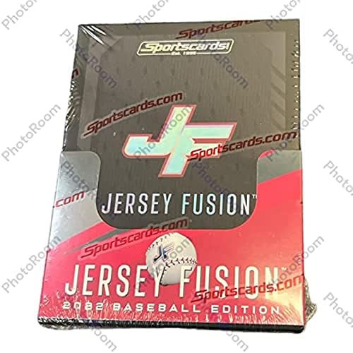 2022 Sportscards Jersey Fusion Baseball Kiadás Hobbi Box - 1 Eredeti Kártyára egy Hiteles Játékos Kopott Színminta vagy Javítás
