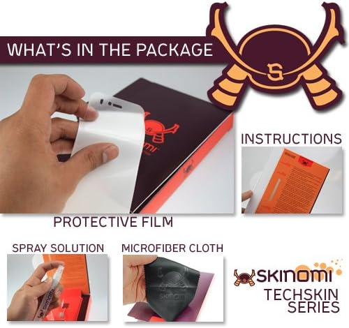 Skinomi képernyővédő fólia Kompatibilis Motorola Bravo Tiszta TechSkin TPU Anti-Buborék HD Film