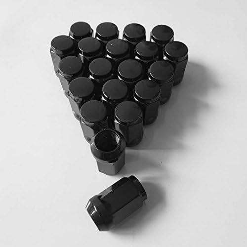 1 Készlet 20 Fekete 12mm X 1.25 Utángyártott Kerék csavarokat illik 1996 Infiniti G20 Illik OEM Felni, Vevő meg kell vizsgálnia