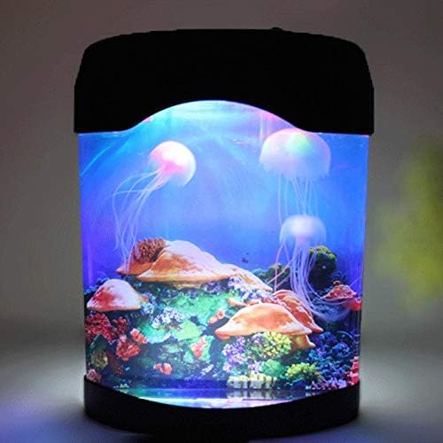 TWDYC Akvárium Éjszakai Fény Lámpa LED Mesterséges Úszás Hangulat Lámpa Otthoni Asztal Dekoráció