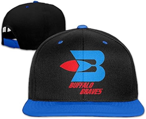SHKUK Buffalo Braves Divat Baseball-Állítható Hip-Pop Kalapos Király Baseball Sapka Király Sapka Unisex,Férfiak, mind a Nők Fehér